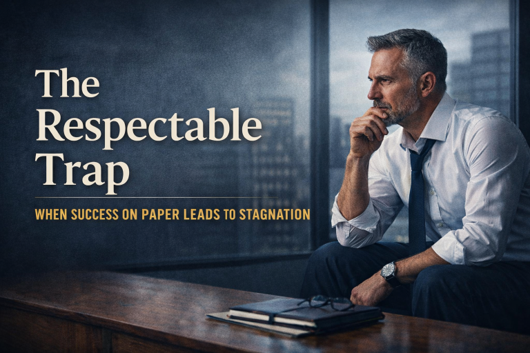 The Respectable Trap: Why Smart Men Stay Too Long in Careers That No Longer Fit